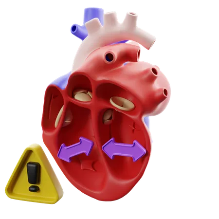 Heart Disease  3D Icon