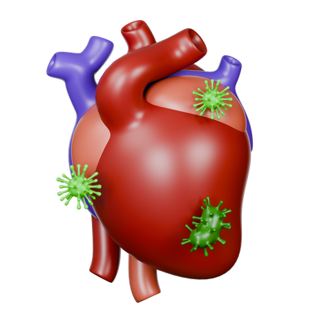 Heart Diseases  3D Icon