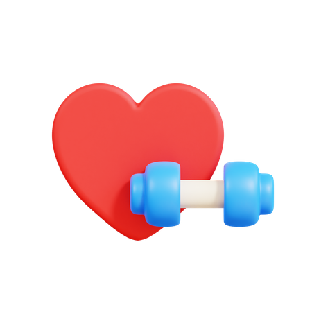 Heart Fitness  3D Icon