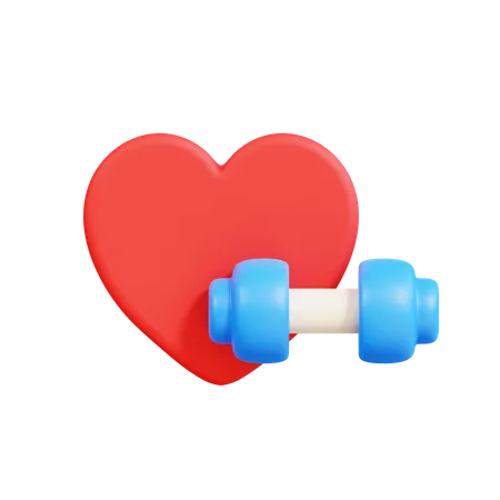 Heart Fitness  3D Icon