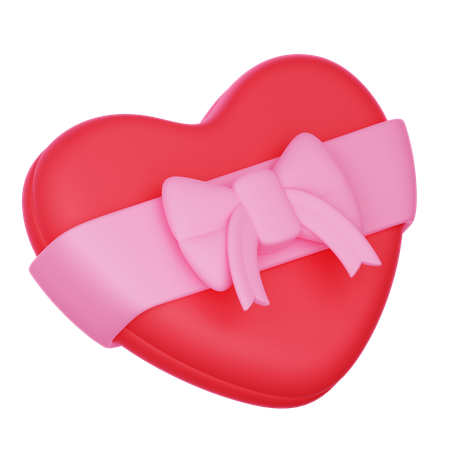 Heart Gift  3D Icon