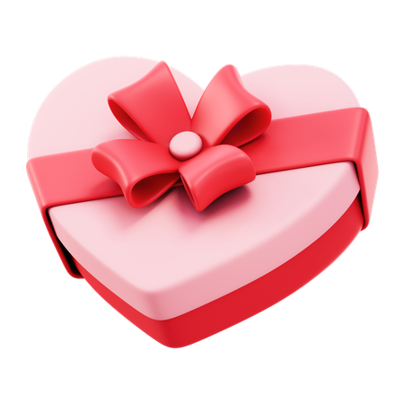 Heart Gift  3D Icon