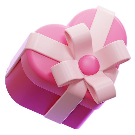 Heart Gift  3D Icon