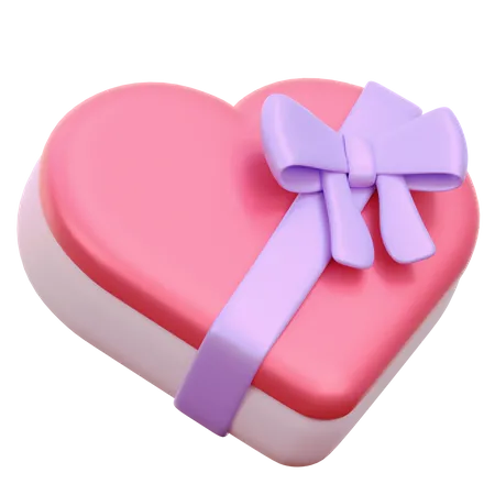 Lovely Valentines Day 3 D Icon Set About Gift For Loved One 3D Icon