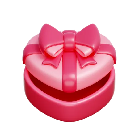 Heart Giftbox  3D Icon