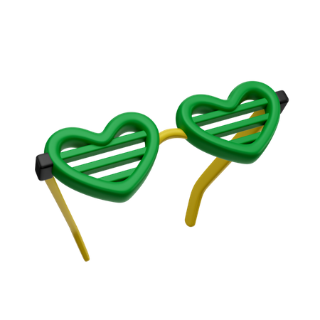 Heart Glasses  3D Icon