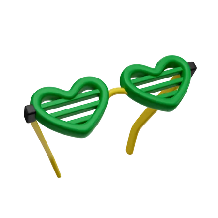 Heart Glasses  3D Icon