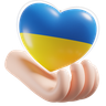flag of ukraine 3d images