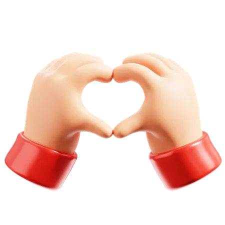 Heart Hands  3D Icon