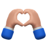3d both hands emoji
