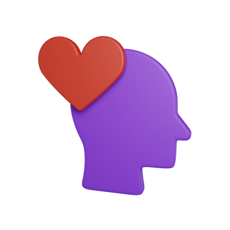 Heart & Head  3D Icon