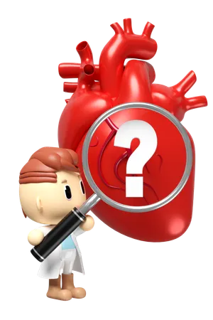Heart Health  3D Icon