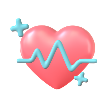 Heart Health  3D Icon