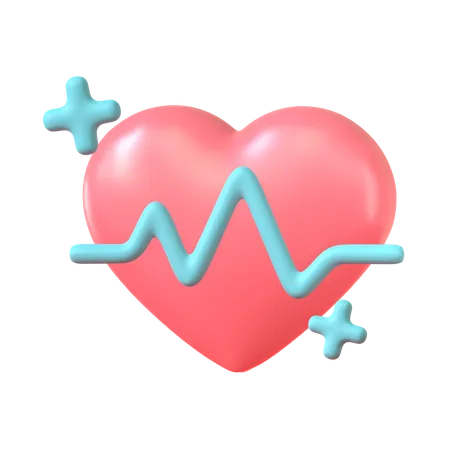 Heart Health  3D Icon