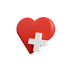 heart medical 3d illustration