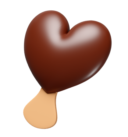 Heart Ice Cream  3D Icon