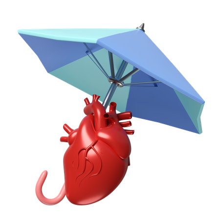 Heart Insurance  3D Icon