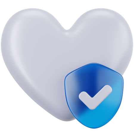 Heart Insurance  3D Icon