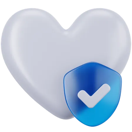 Heart Insurance  3D Icon