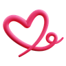 heart line emoji 3d
