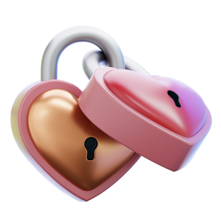 Heart Lock 2  3D Icon