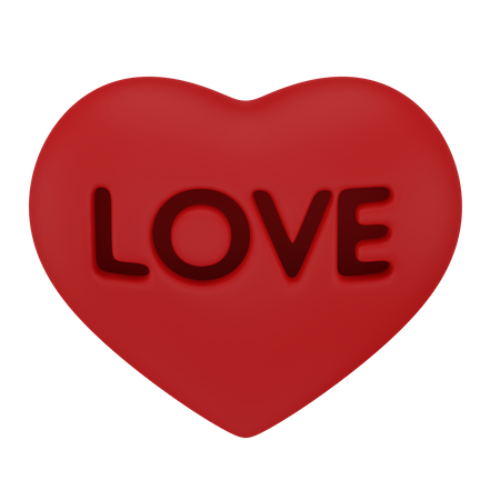 Heart love  3D Icon