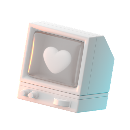 心臓モニター  3D Icon