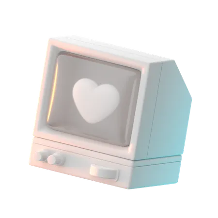 Heart Monitor  3D Icon