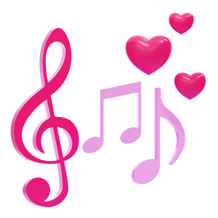 8,053 3D Heart Music Note Illustrations - Free in PNG, BLEND, GLTF ...