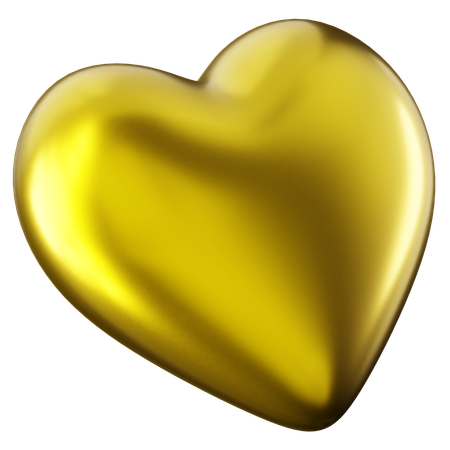 Heart of Gold  3D Icon