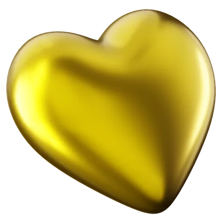 Heart of Gold  3D Icon