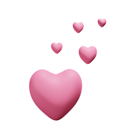 Heart Pattern  3D Icon