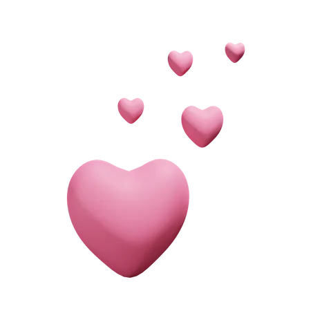 Heart Pattern  3D Icon