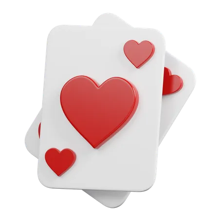 Heart Poker Card  3D Icon
