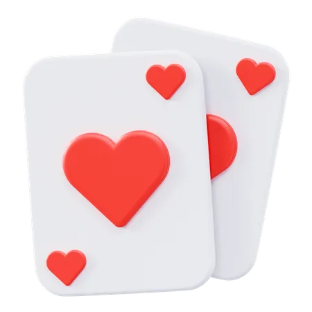 Heart Poker Card  3D Icon