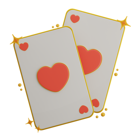 Heart Poker Card  3D Icon