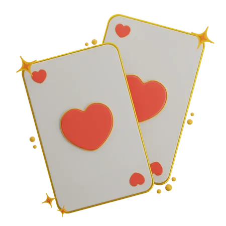 Heart Poker Card  3D Icon