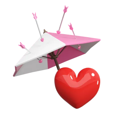 Heart Protect  3D Icon