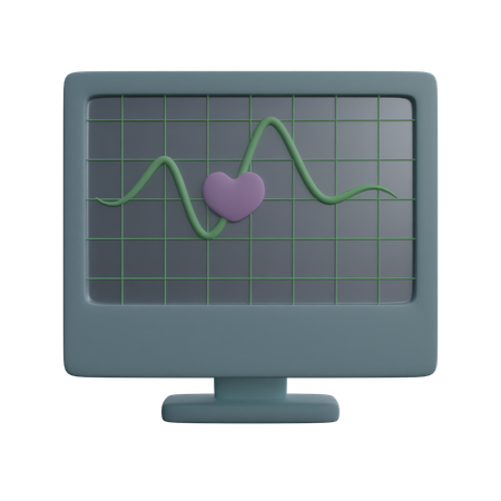 Heart Pulse  3D Icon