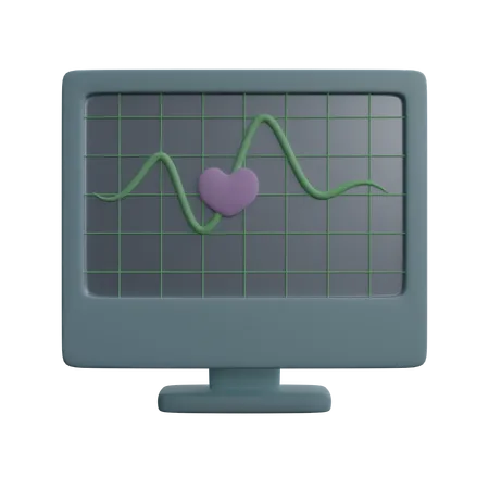 Heart Pulse  3D Icon