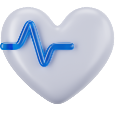 Heart Pulse  3D Icon