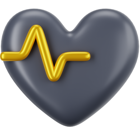 Heart Pulse  3D Icon