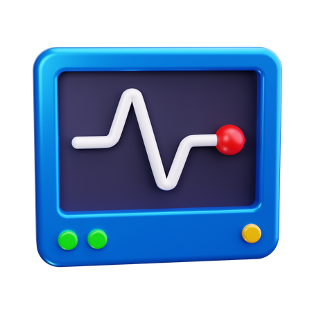 Heart Rate  3D Icon