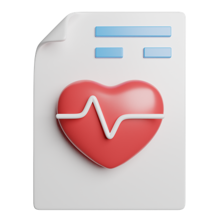 Heart Rate  3D Icon