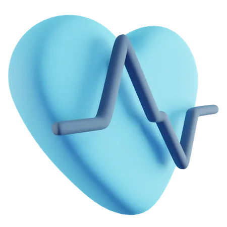 Heart Rate  3D Icon