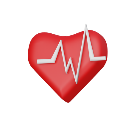 Heart Rate  3D Icon