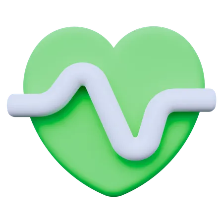 Heart Rate  3D Icon