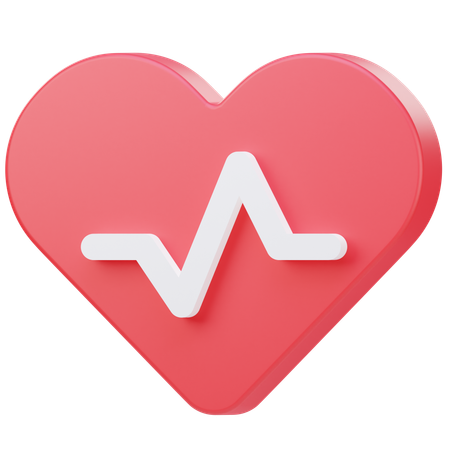 Heart Rate  3D Icon