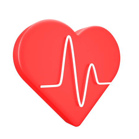 Heart Rate  3D Icon