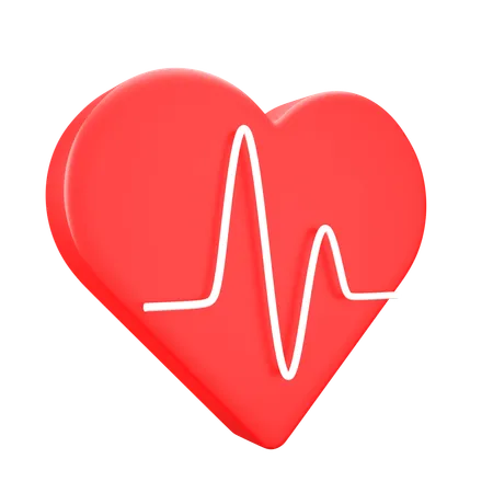 Heart Rate  3D Icon